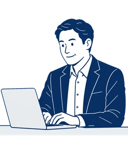 採用担当者のイラスト